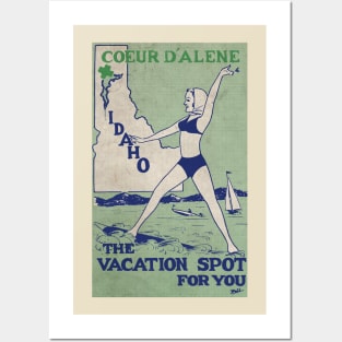 Coeur D'Alene, Idaho Posters and Art